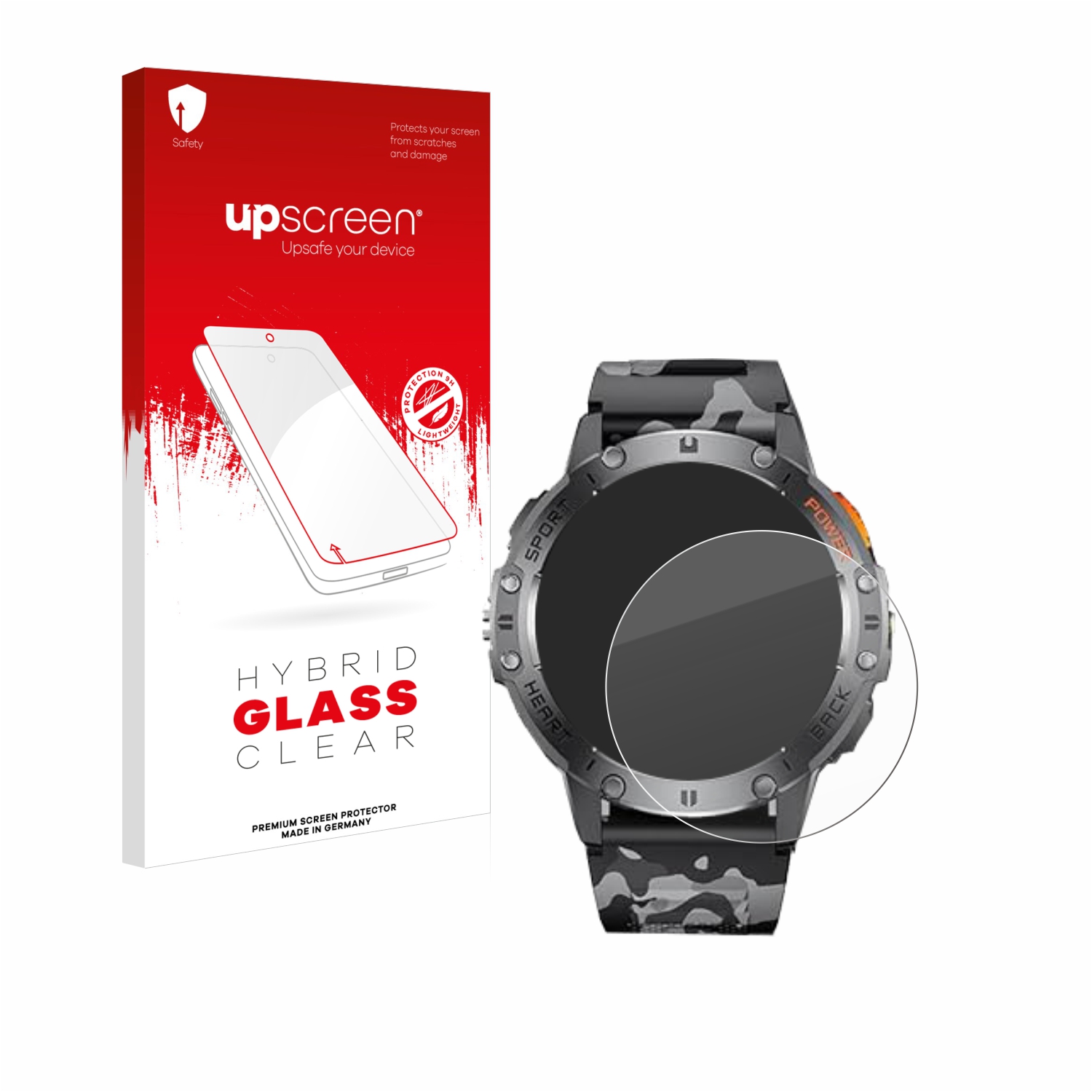 čirá skleněná fólie upscreen Hybrid Glas pro Dremac EF5-Q 1.43
