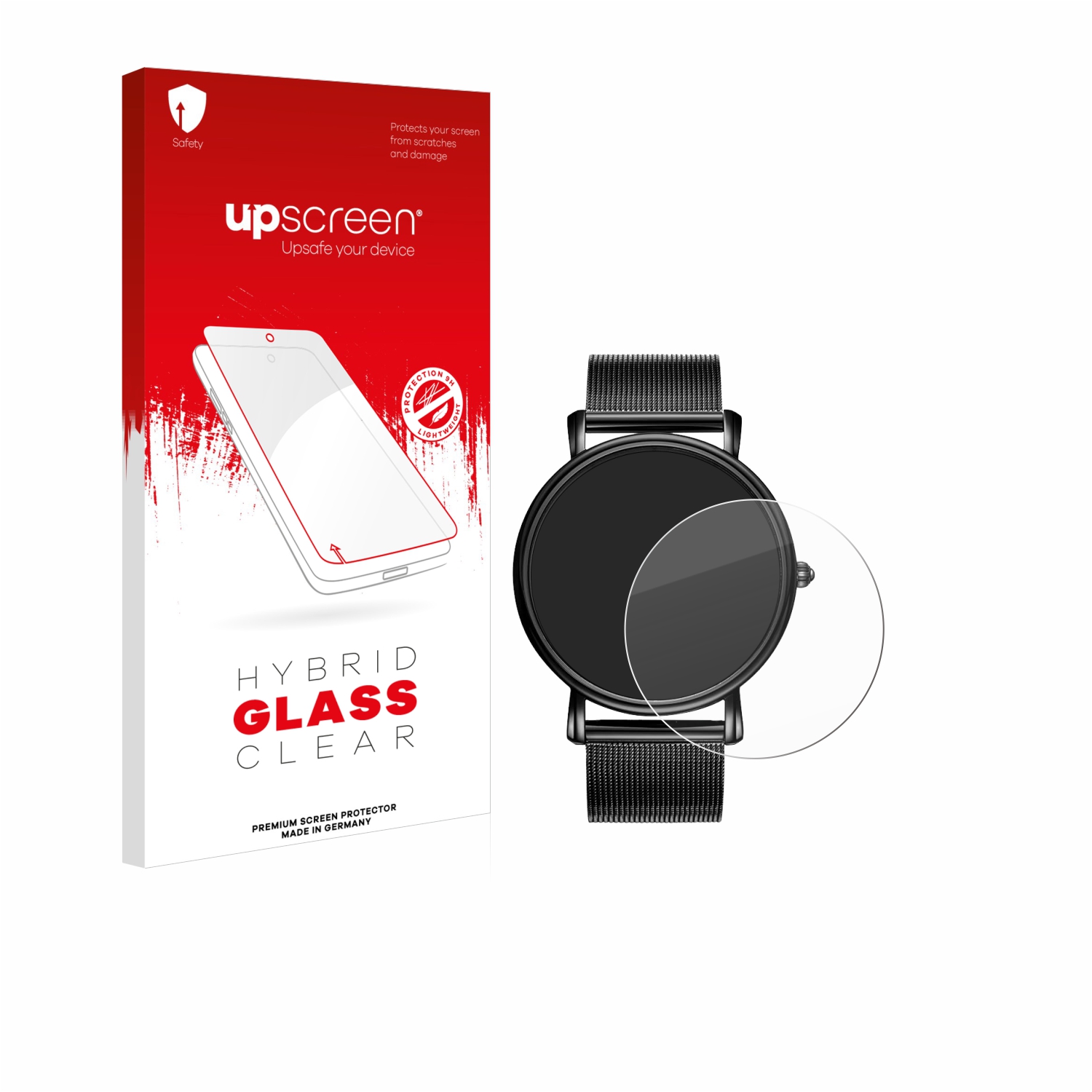 čirá skleněná fólie upscreen Hybrid Glas pro Burei BS0007-QQQHH