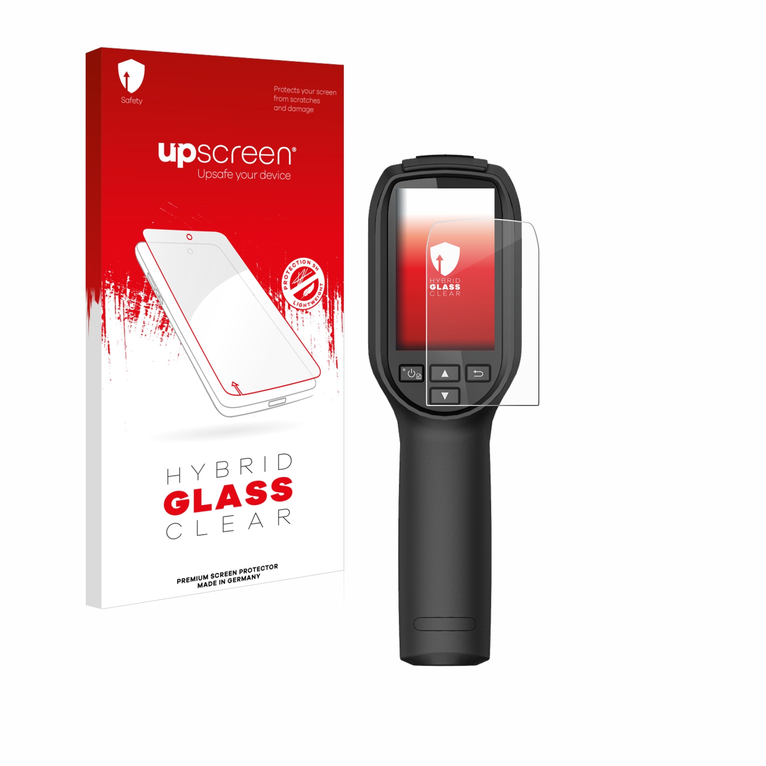 čirá skleněná fólie upscreen Hybrid Glas pro Hikmicro Eco / V