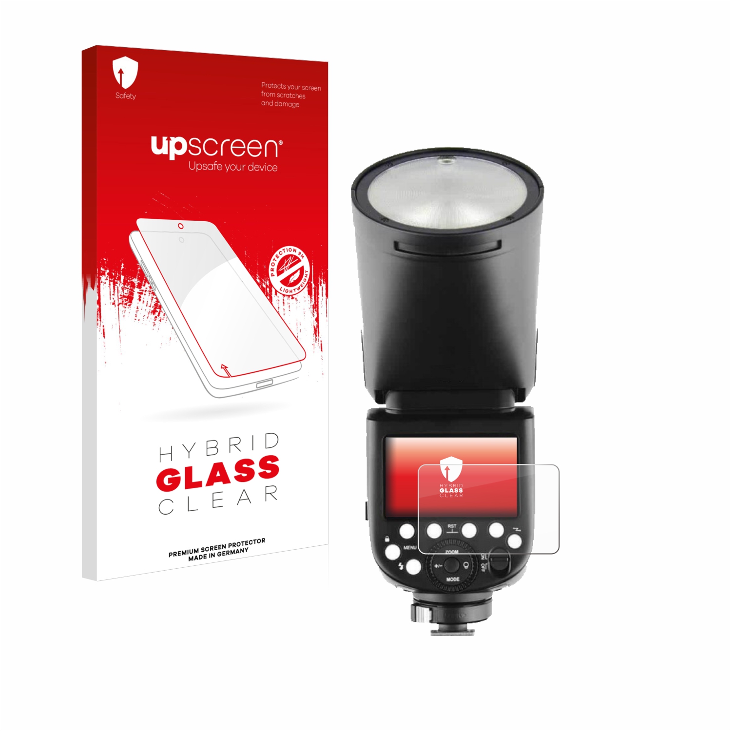 čirá skleněná fólie upscreen Hybrid Glas pro Godox TT685 II