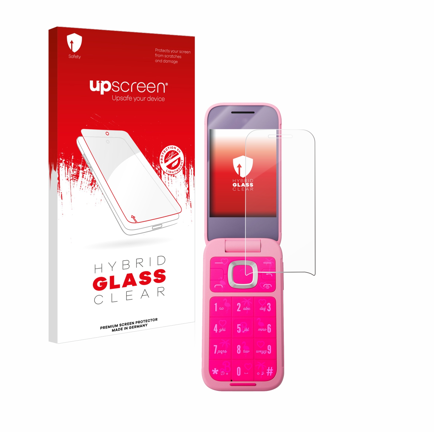 čirá skleněná fólie upscreen Hybrid Glas pro HMD Barbie Phone