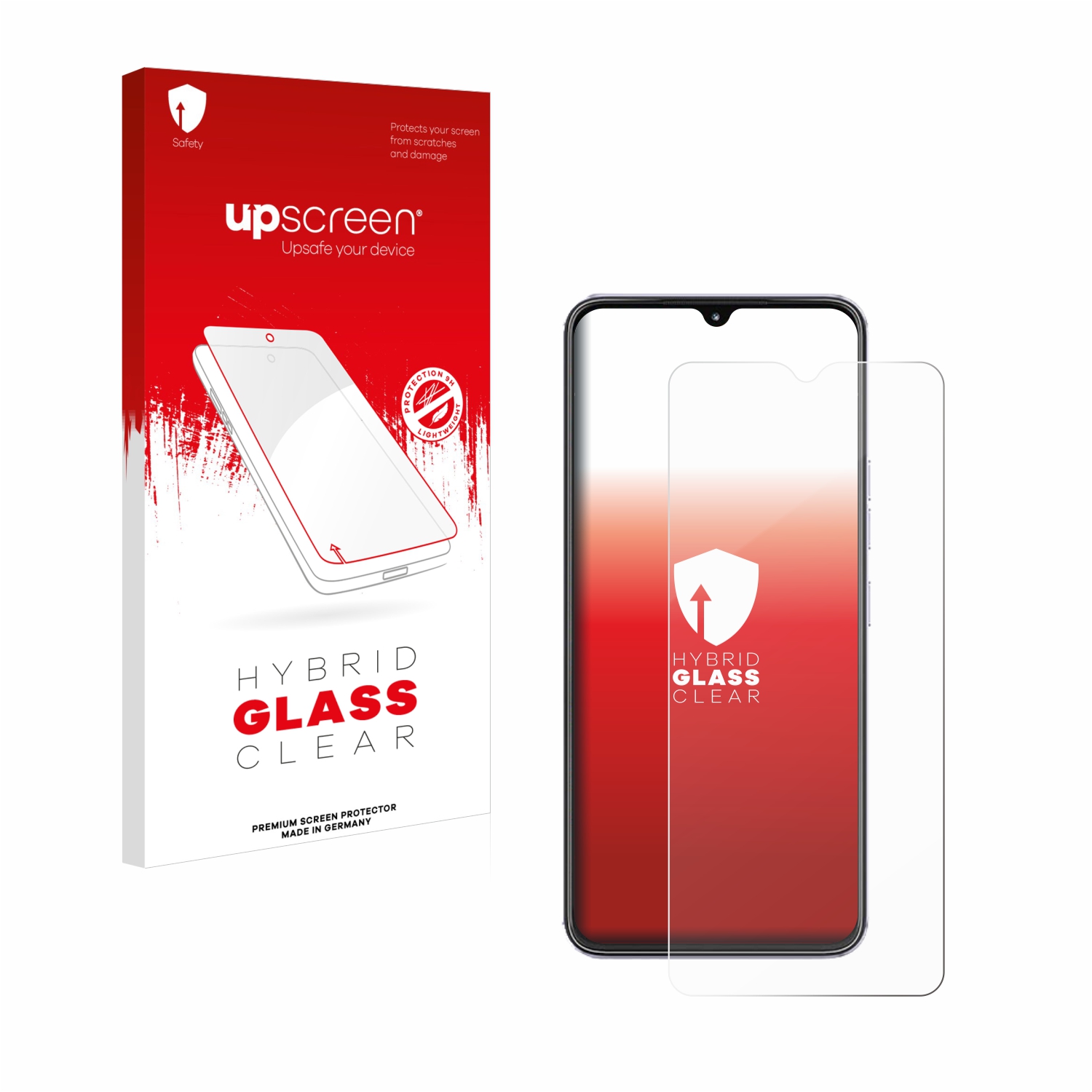čirá skleněná fólie upscreen Hybrid Glas pro Itel A60S