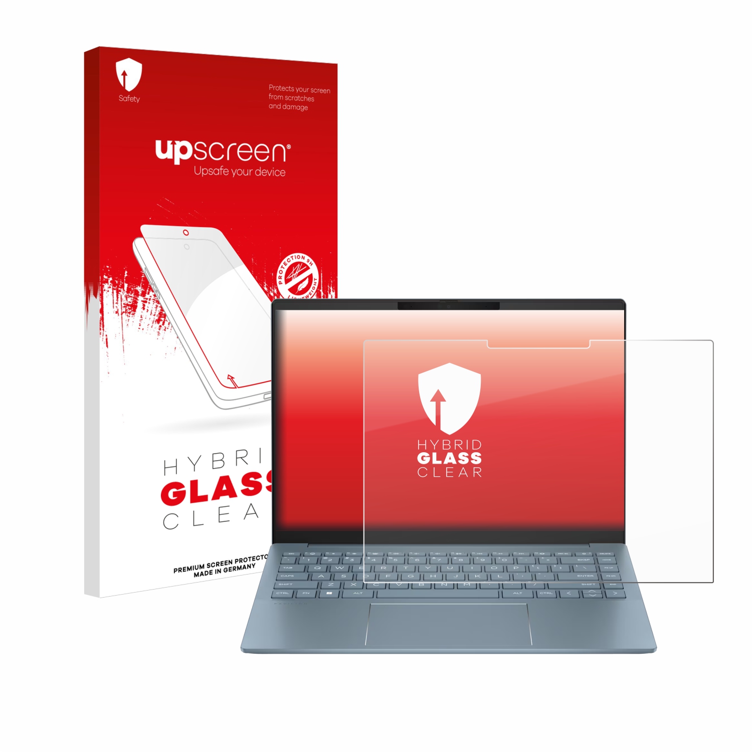 čirá skleněná fólie upscreen Hybrid Glas pro HP Pavilion Plus14-ey