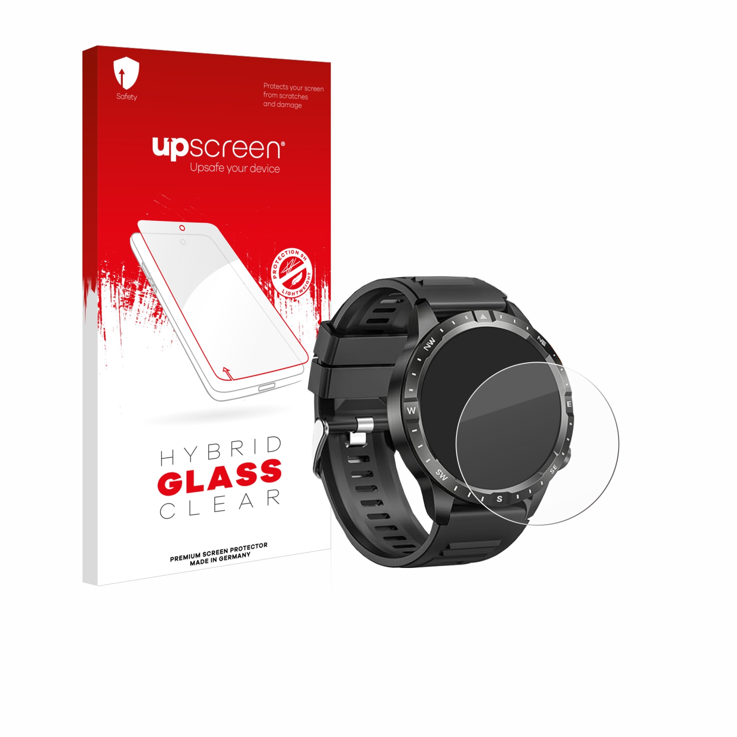čirá skleněná fólie upscreen Hybrid Glas pro Dekelife AK75 1.43