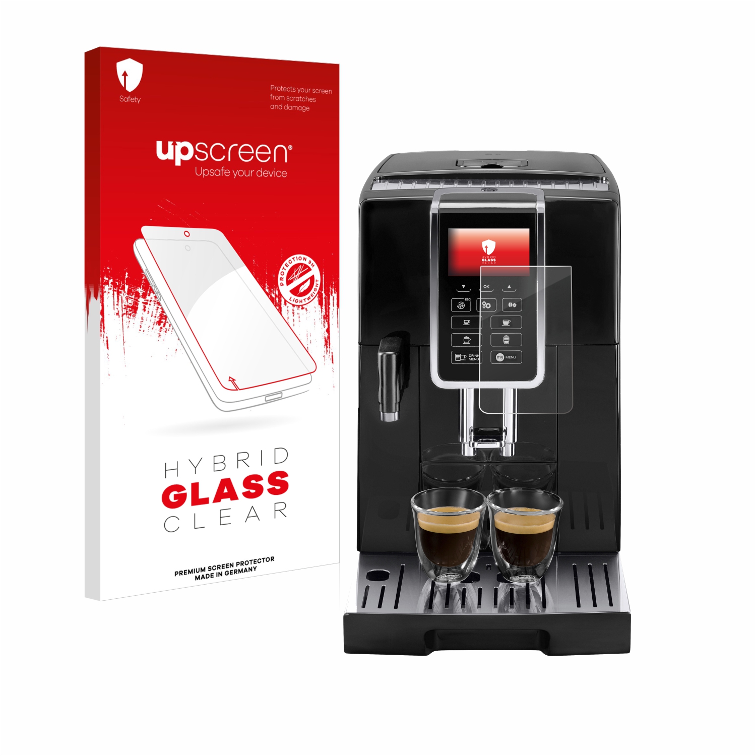 čirá skleněná fólie upscreen Hybrid Glas pro DeLonghi Dinamica ECAM350.55