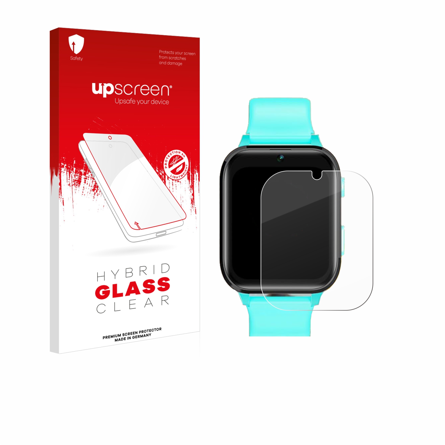 čirá skleněná fólie upscreen Hybrid Glas pro Clleylise Kids Smartwatch 1.7