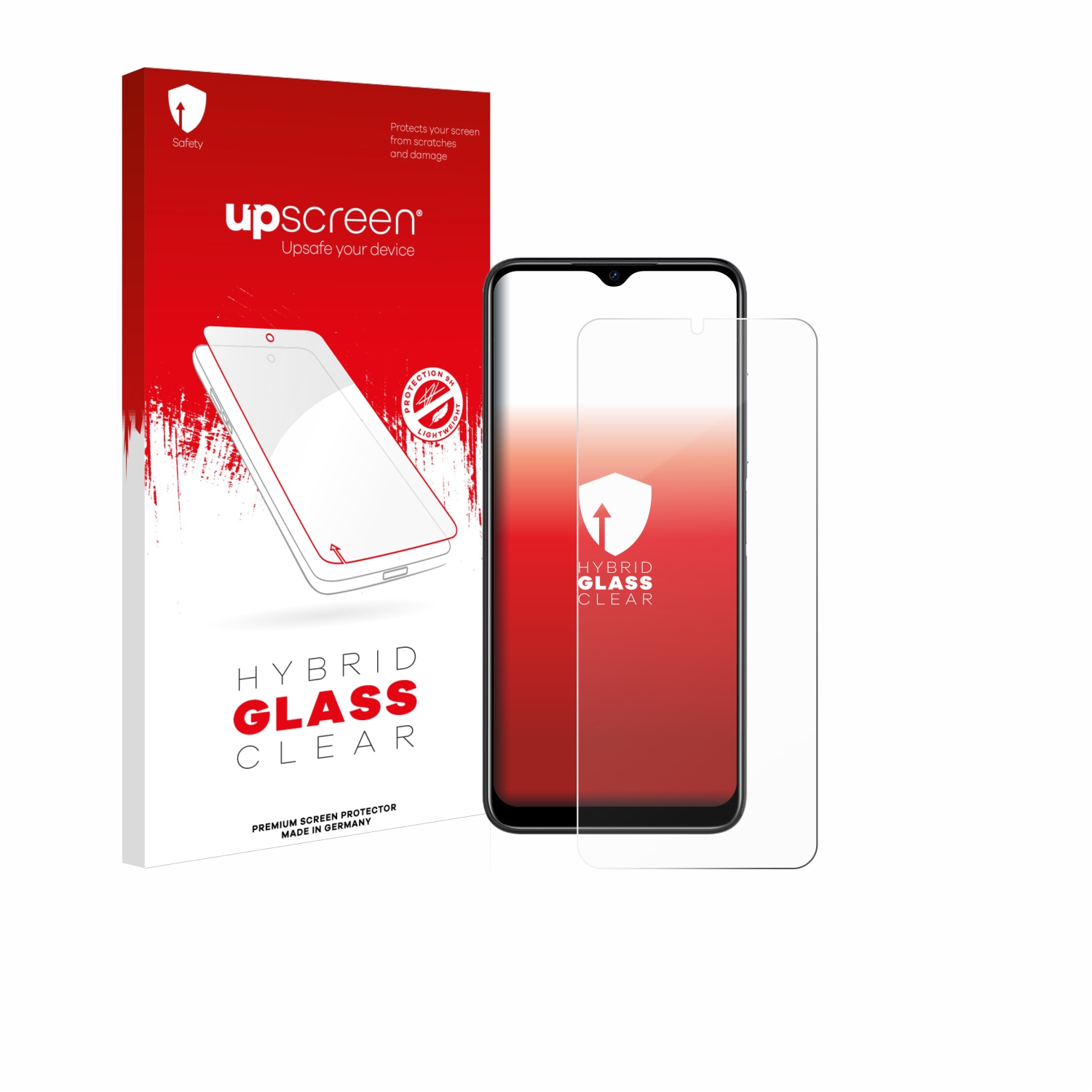 čirá skleněná fólie upscreen Hybrid Glas pro Doogee N50S