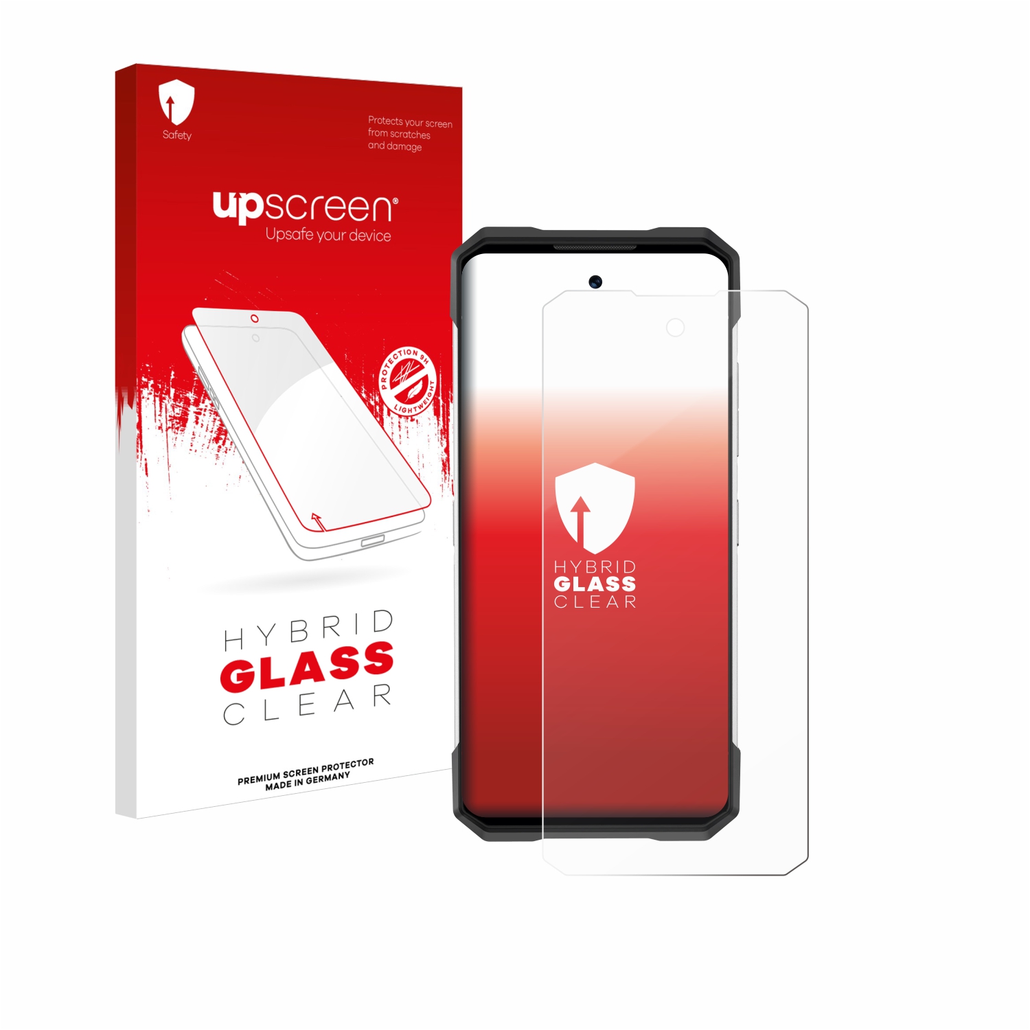 čirá skleněná fólie upscreen Hybrid Glas pro Doogee S200