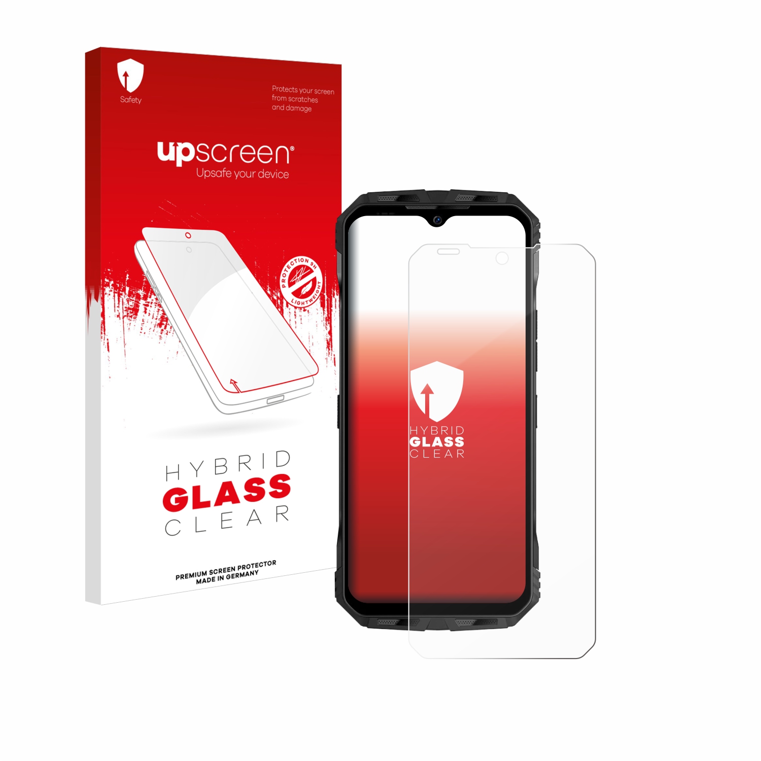 čirá skleněná fólie upscreen Hybrid Glas pro Doogee V Max Plus