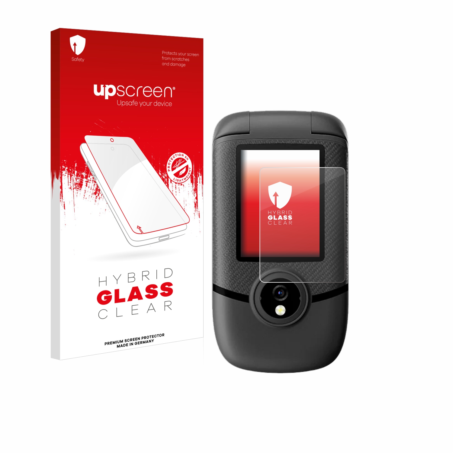 čirá skleněná fólie upscreen Hybrid Glas pro Blackview N2000 Flip