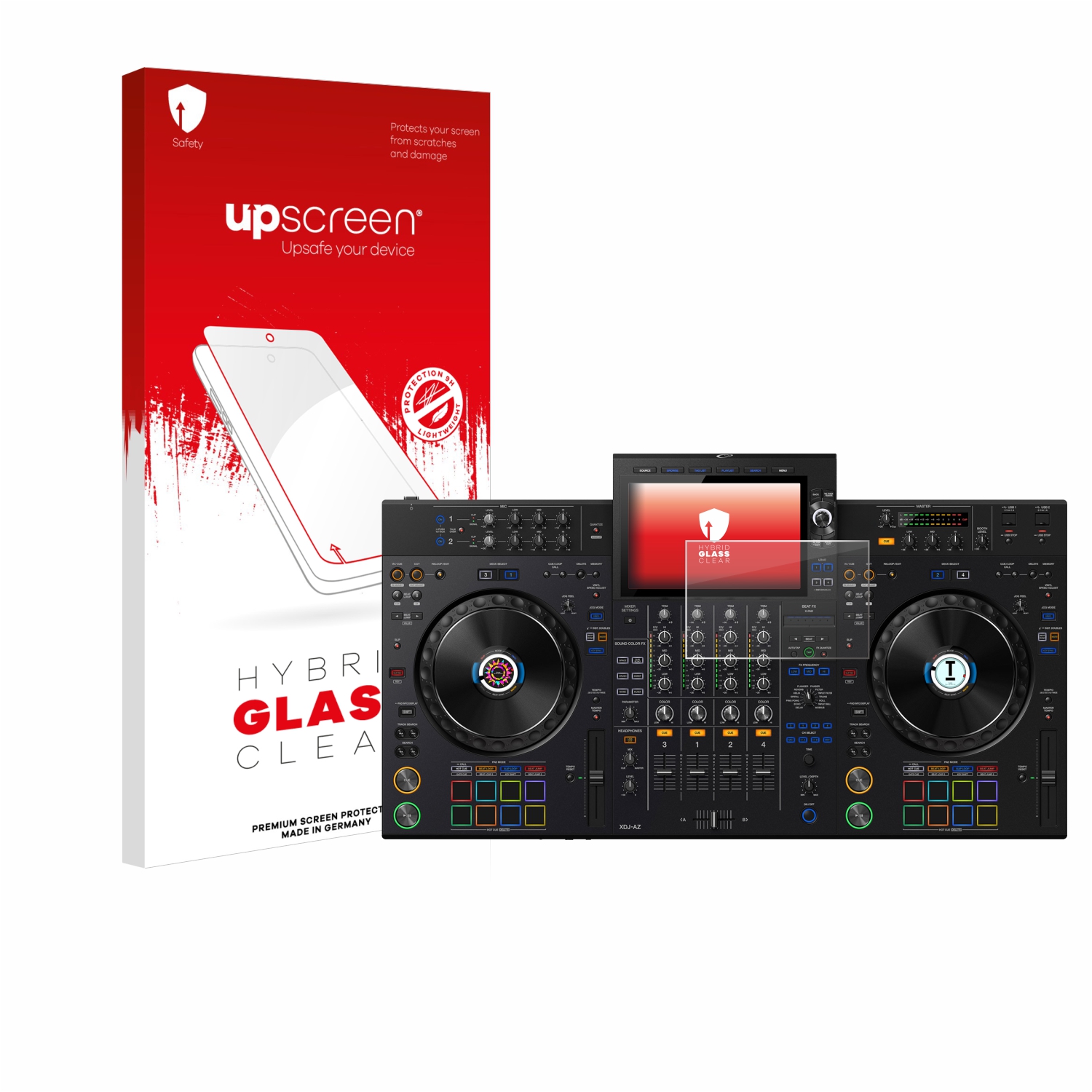 čirá skleněná fólie upscreen Hybrid Glas pro AlphaTheta XDJ-AZ