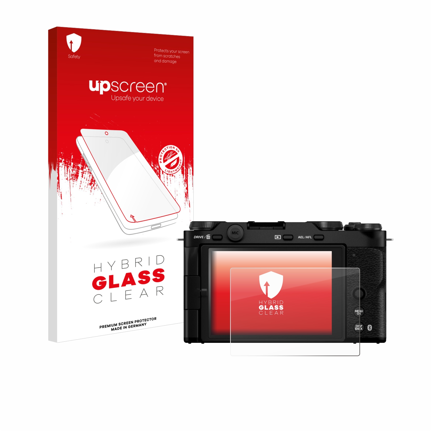 čirá skleněná fólie upscreen Hybrid Glas pro Fujifilm X-M5