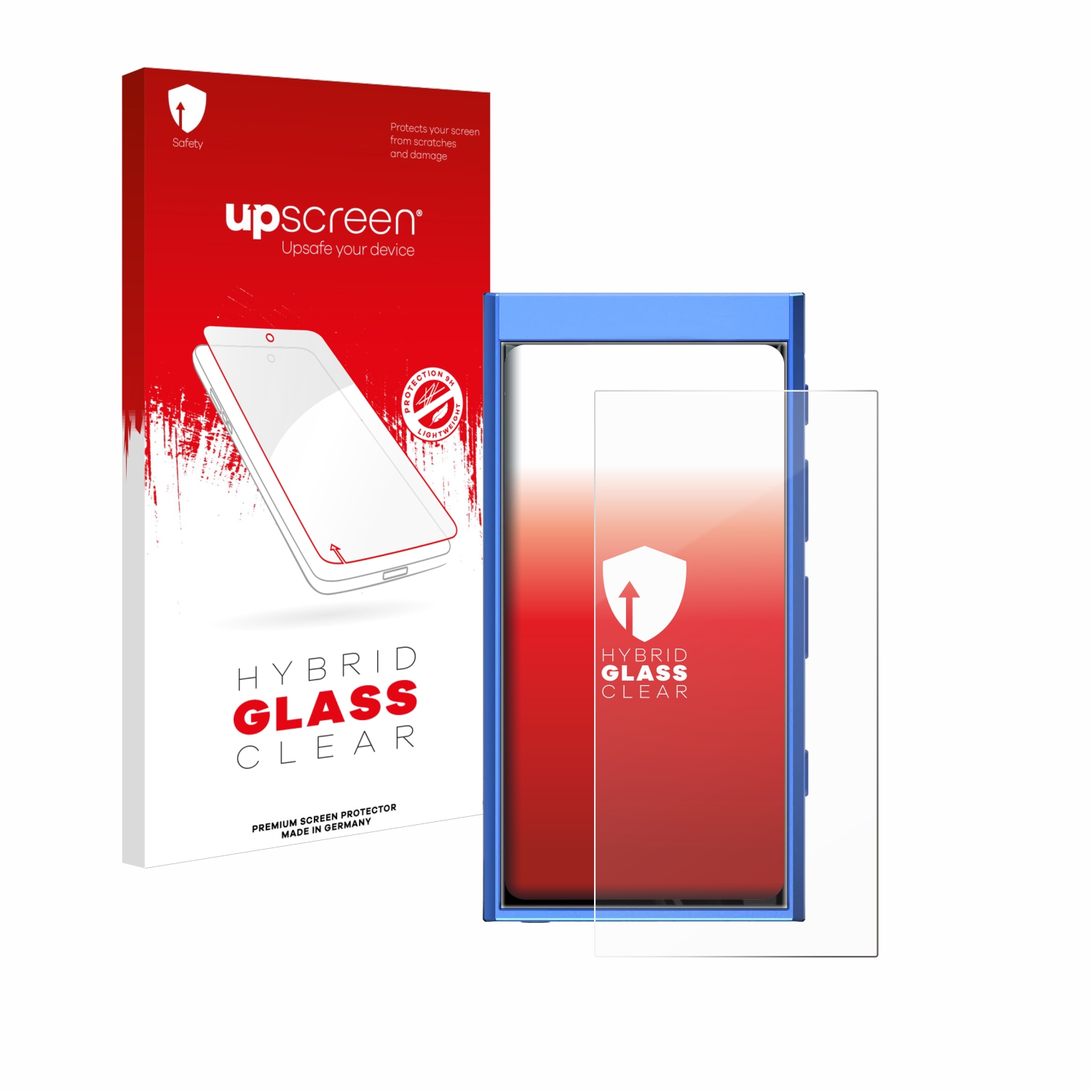 čirá skleněná fólie upscreen Hybrid Glas pro Hiby Digital M300