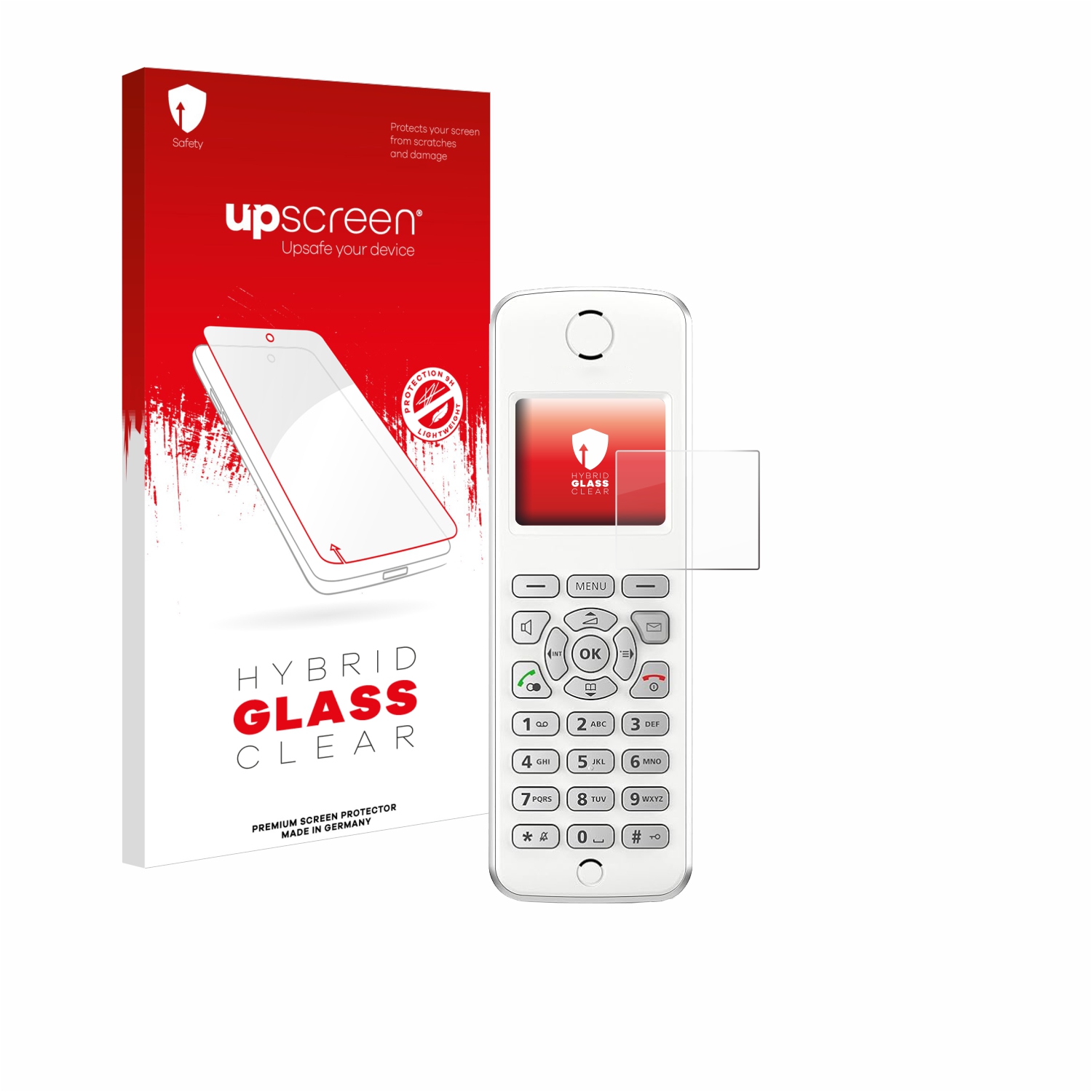 čirá skleněná fólie upscreen Hybrid Glas pro AVM Fritz!Fon M2