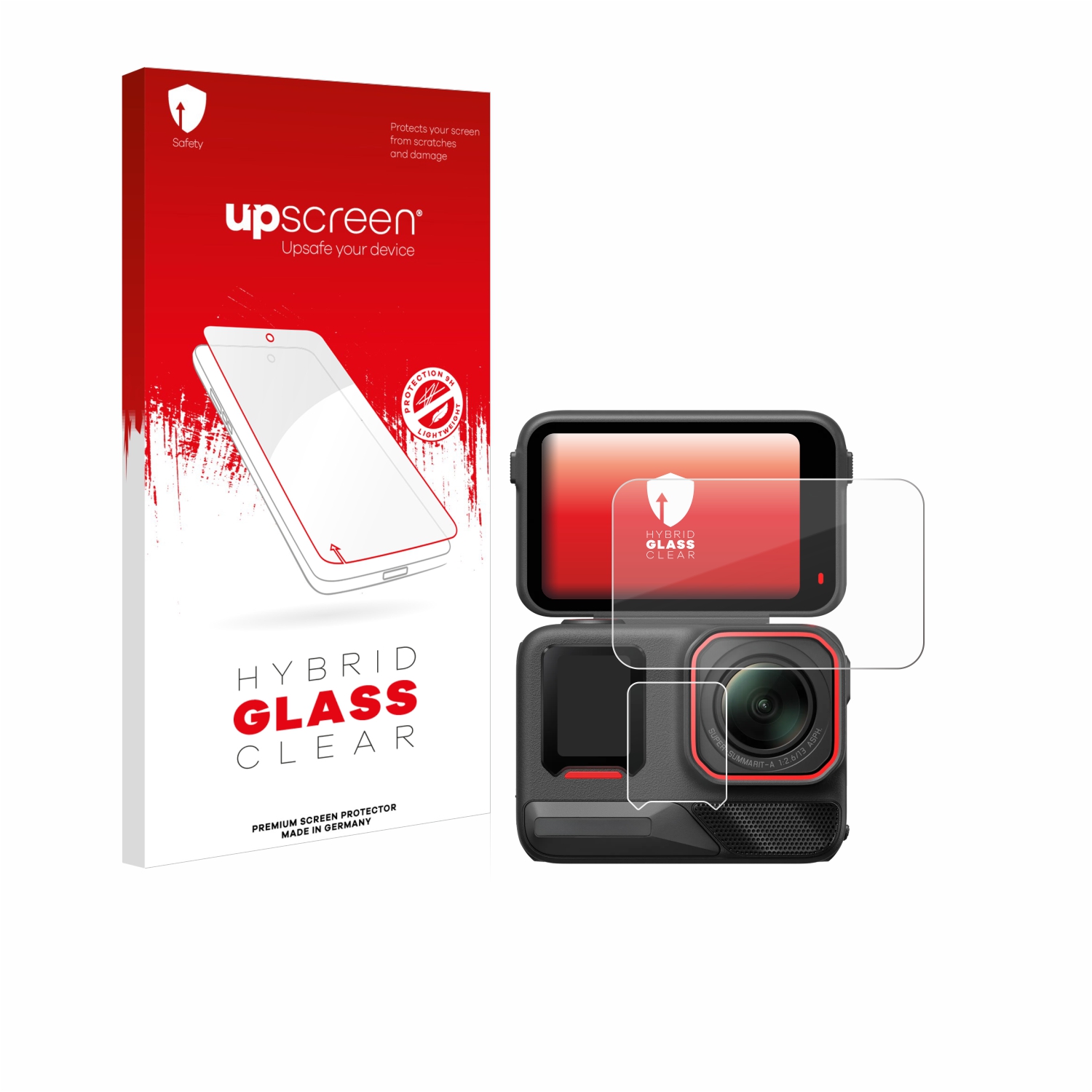 čirá skleněná fólie upscreen Hybrid Glas pro Insta360 Ace Pro 2