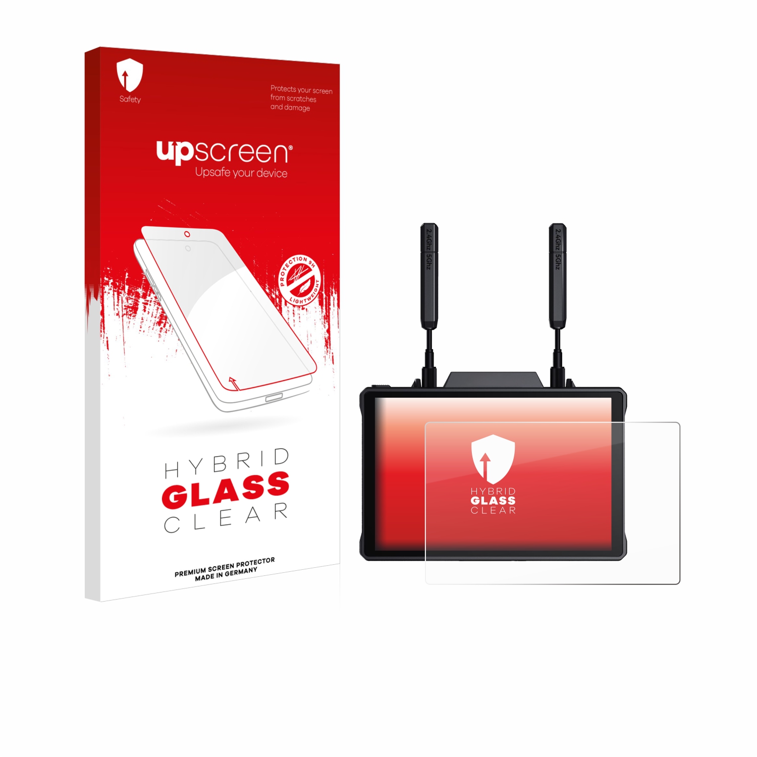čirá skleněná fólie upscreen Hybrid Glas pro Hollyland Pyro 7