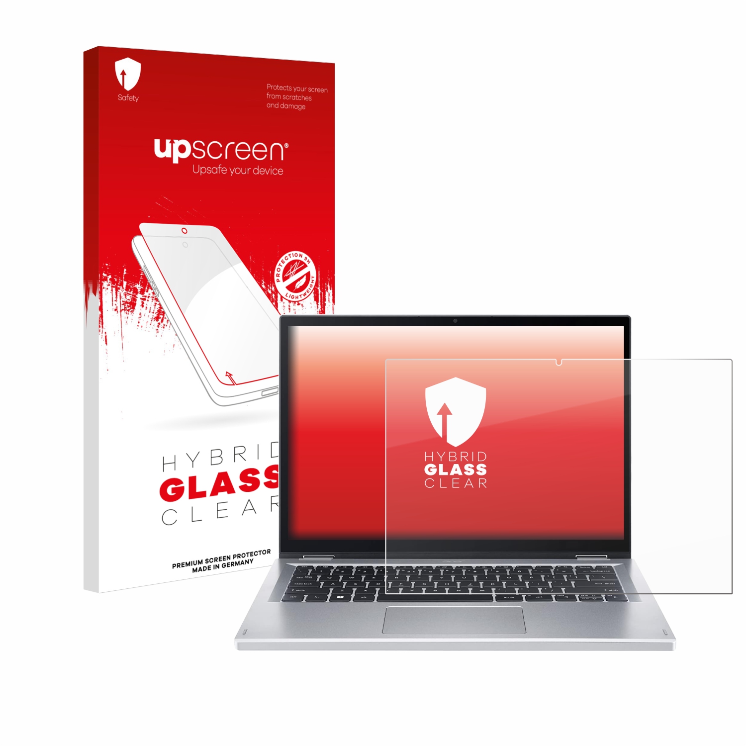 čirá skleněná fólie upscreen Hybrid Glas pro Acer Aspire 3 Spin A3SP14