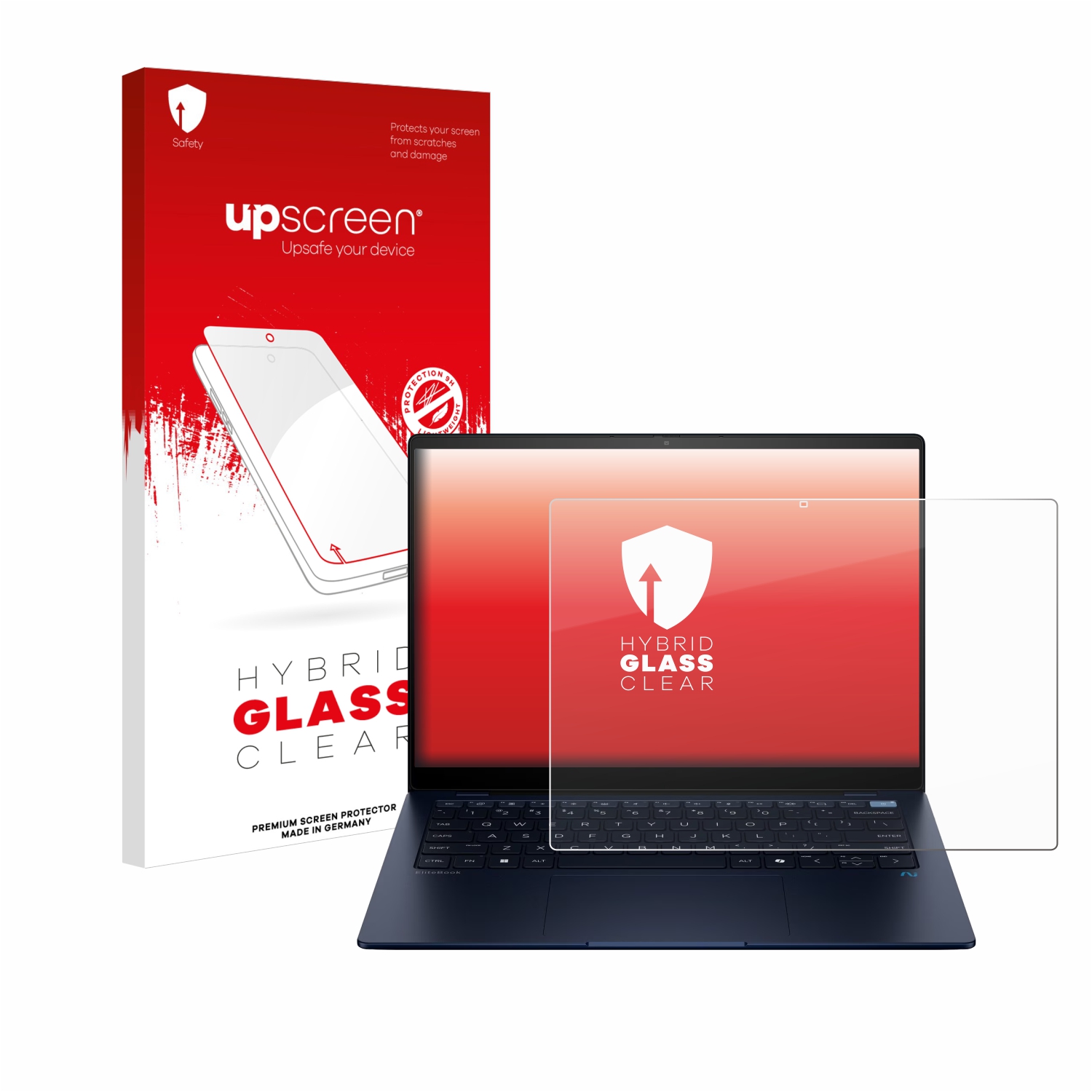 čirá skleněná fólie upscreen Hybrid Glas pro HP EliteBook Ultra 14 G1q