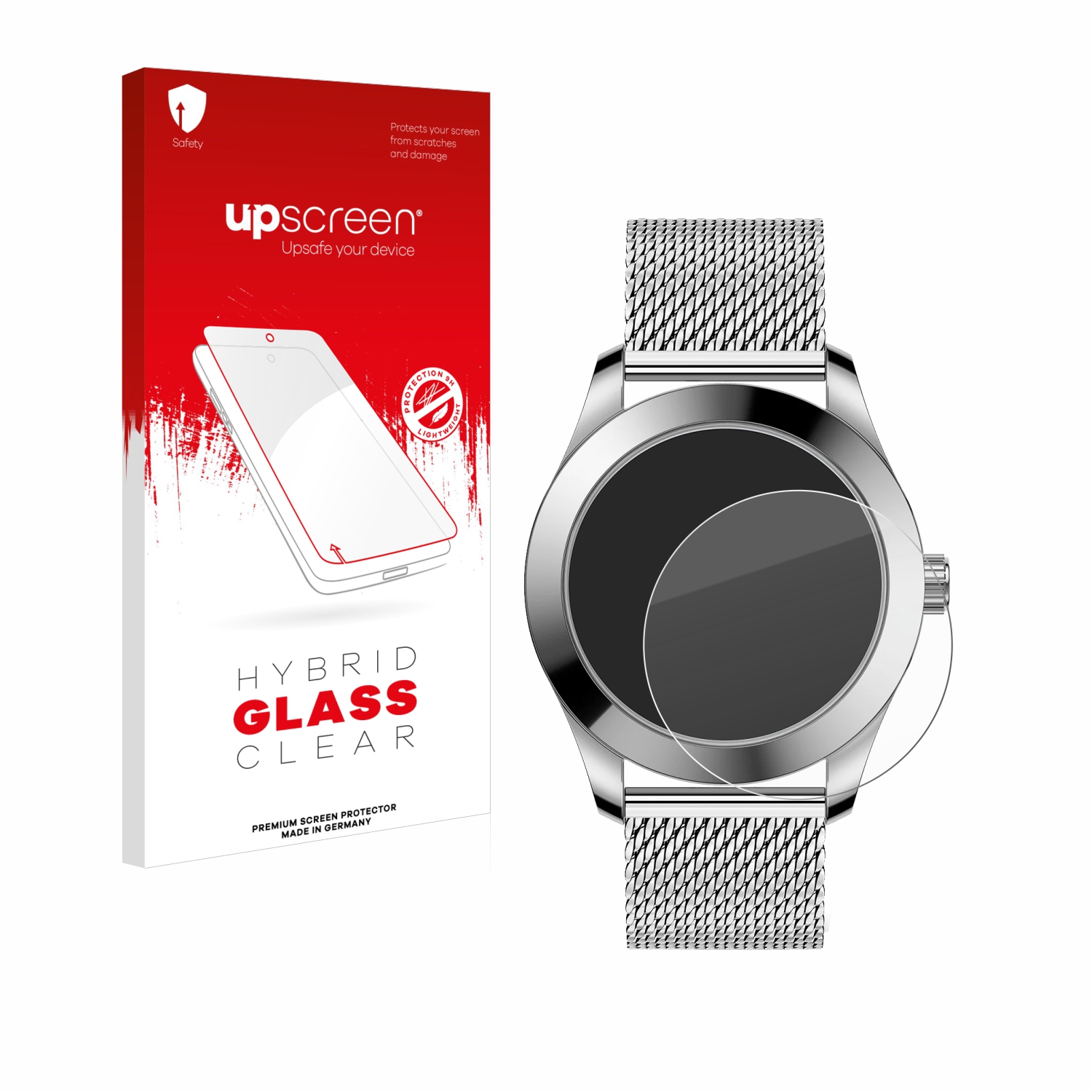 čirá skleněná fólie upscreen Hybrid Glas pro Ice-Watch Ice Steel Solar M
