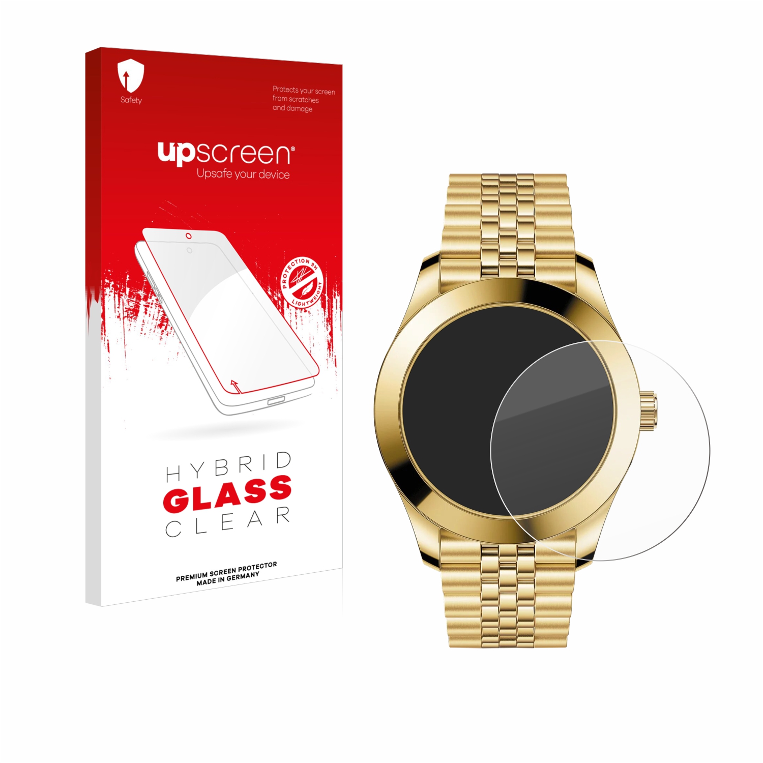 čirá skleněná fólie upscreen Hybrid Glas pro Ice-Watch Ice Steel Solar S