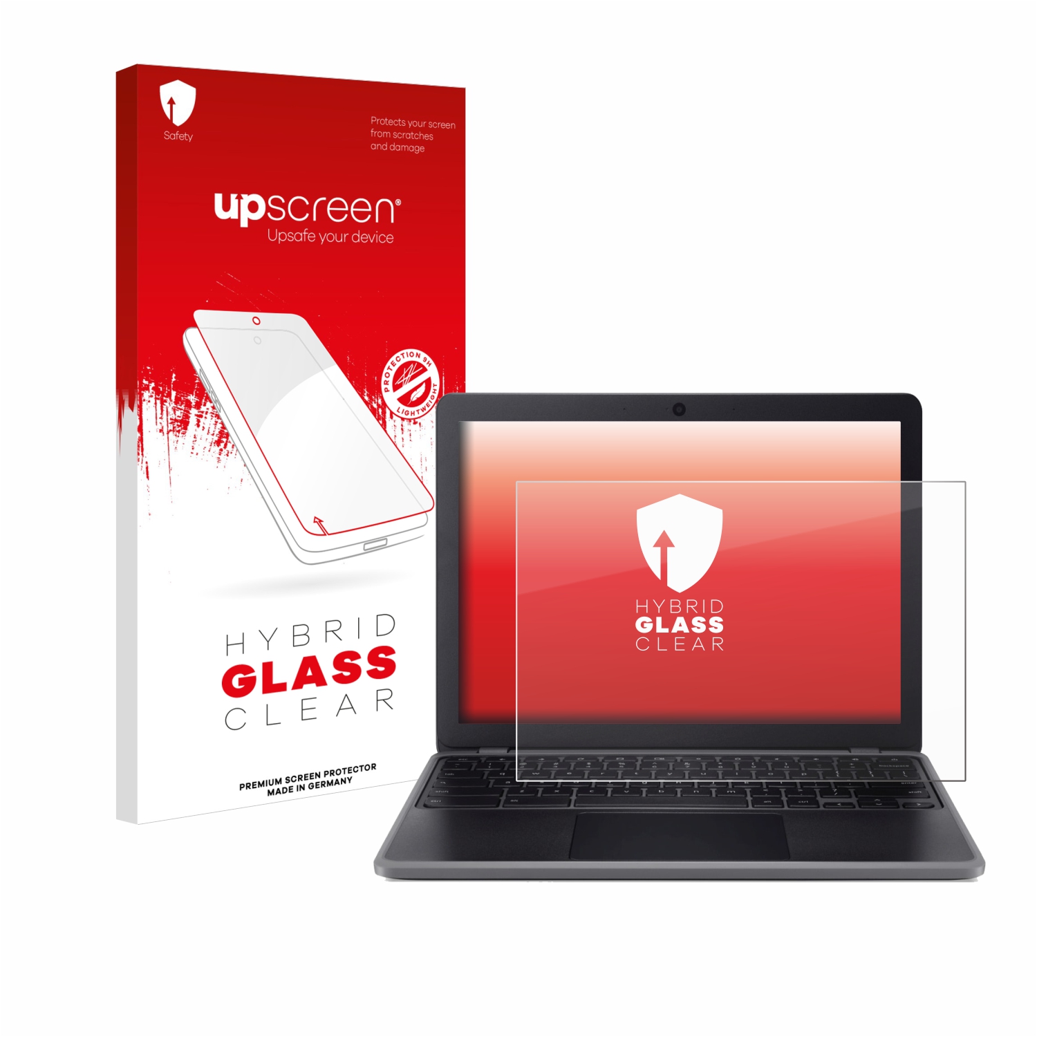 čirá skleněná fólie upscreen Hybrid Glas pro Acer Chromebook 512 (C852/C852T)