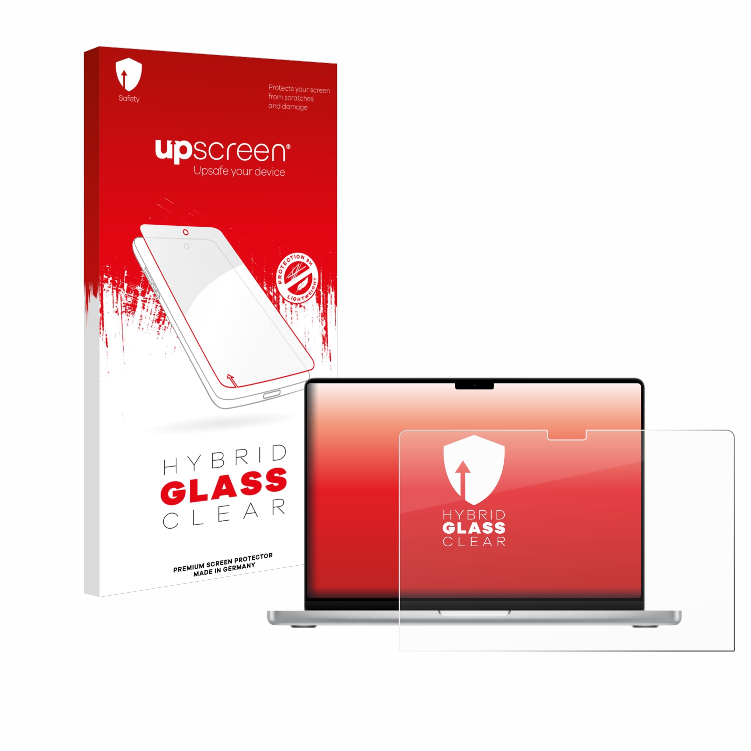 čirá skleněná fólie upscreen Hybrid Glas pro Apple MacBook Pro 14 2024 M4
