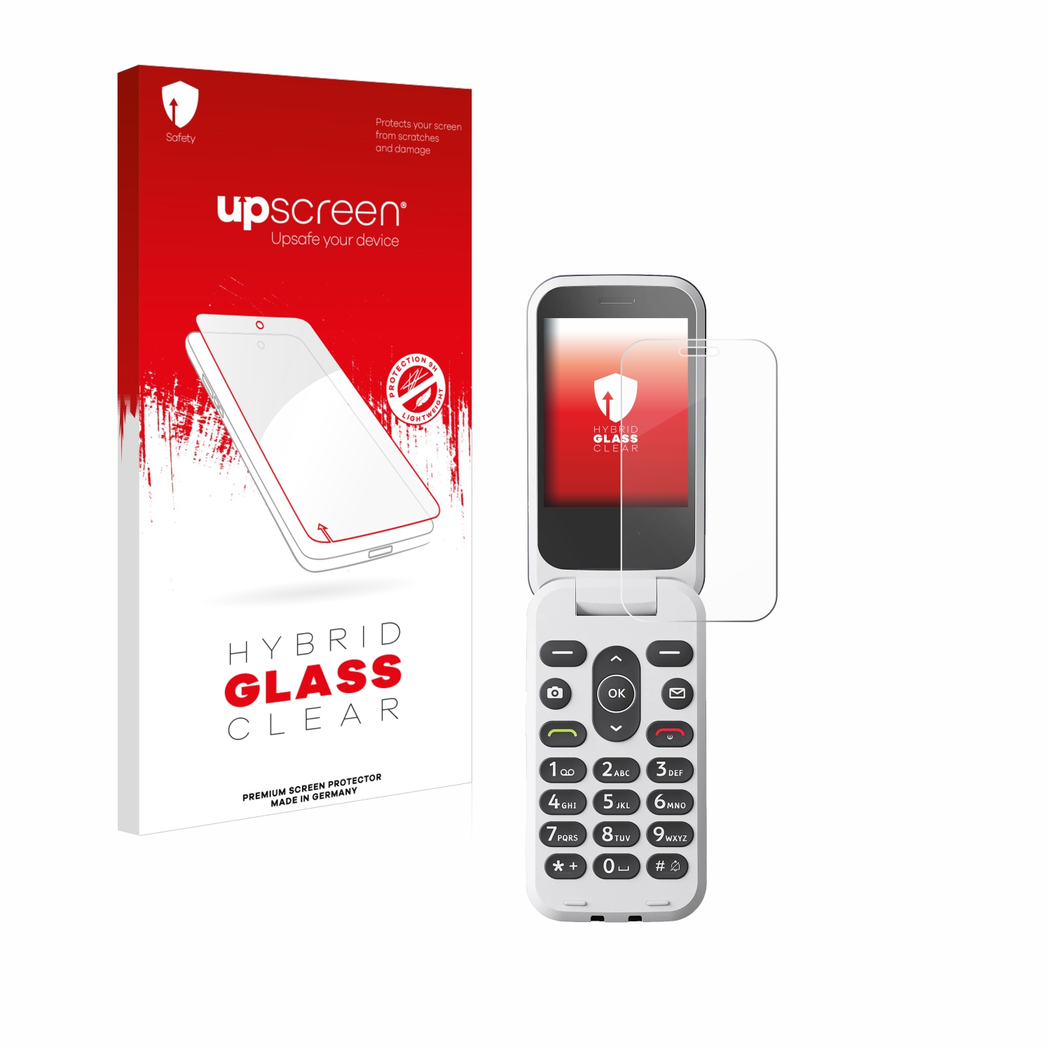 čirá skleněná fólie upscreen Hybrid Glas pro Doro 2820